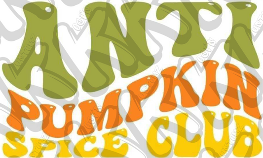 Anti Pumpkin Spice Club