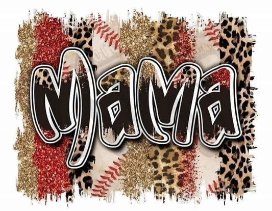 Baseball Leopard Mama