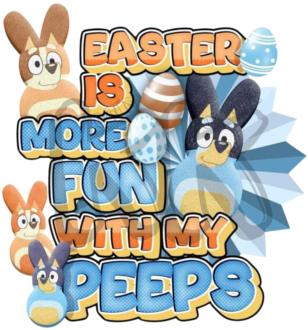 Easter is More Fun With My Peeps Sapphire Hound