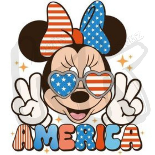 Girl Cartoon Mouse America