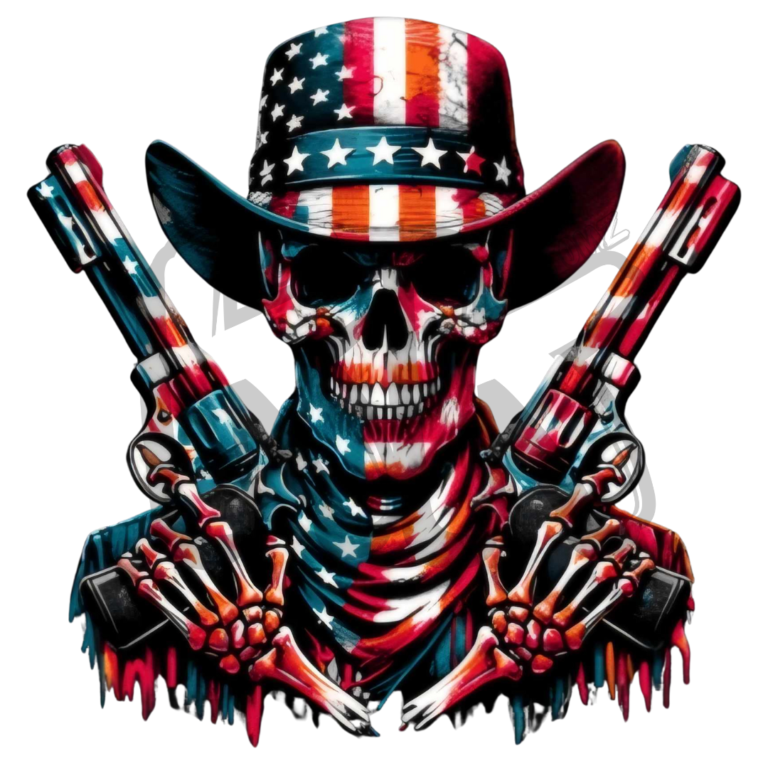 Patriotic Skull